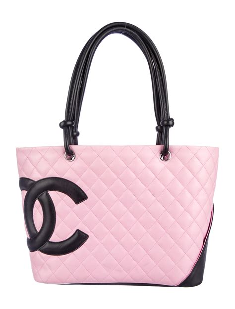 chanel pink cambon pochette|Chanel handbags outlet.